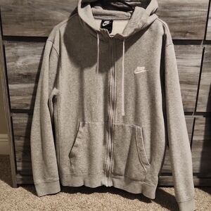 Nike Men's Gray Hoodie